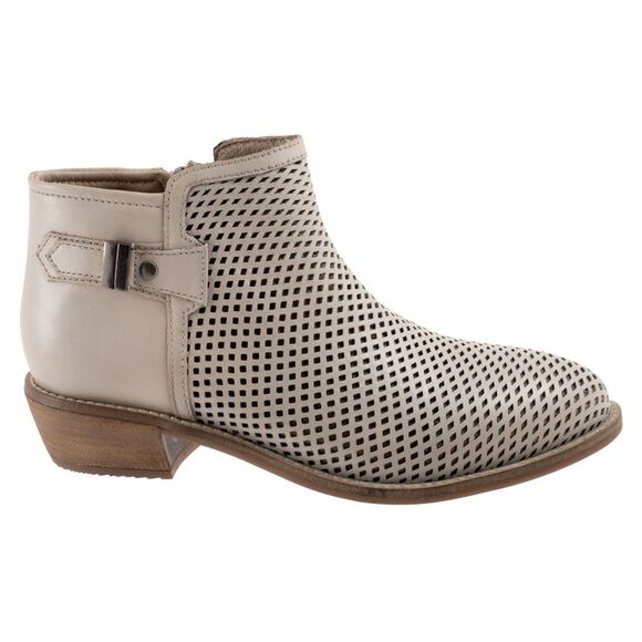Softwalk Womens Rimini Perf Beige Boots (NWT) - Picture 1 of 7